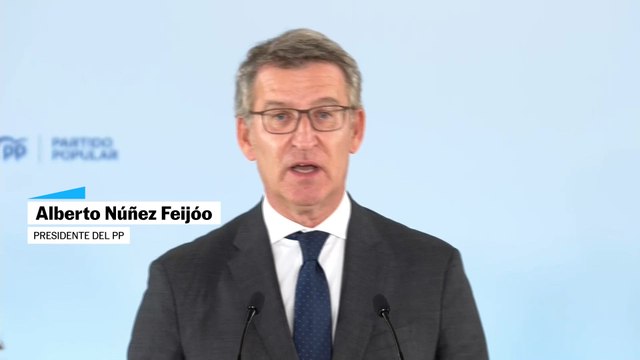 Feijóo pide a Sánchez que siga el ejemplo de Biden y dimita