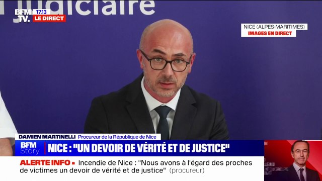 Incendie de Nice: le profil du second individu interpelé détaillé par le procureur