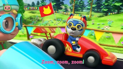 Go Kart Race Song - CoComelon Animal Time Nursery Rhymes & Kids Songs