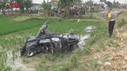 Kecelakaan Minibus Tertabrak Kereta di Deli Serdang, 6 Orang Tewas