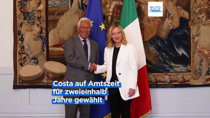 Costas erster Stopp als designierter EU-Ratspräsident: Rom