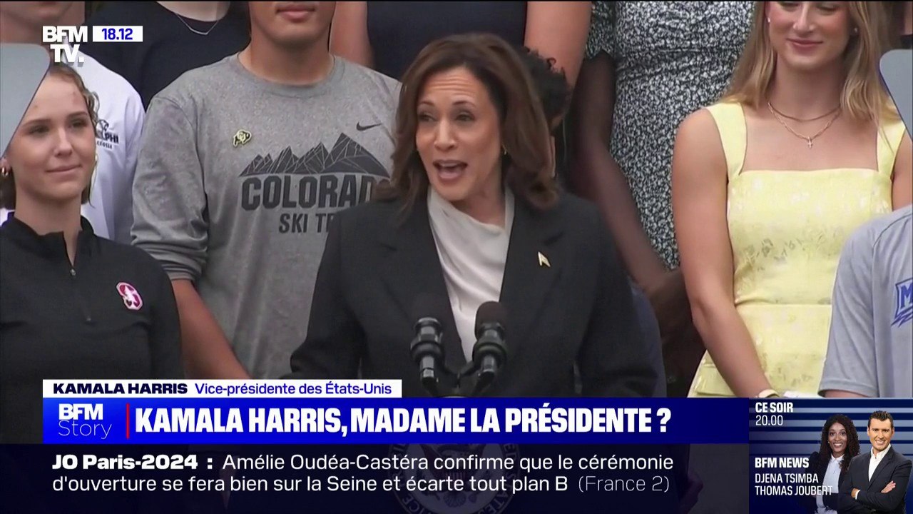 Kamala Harris salue "l'héritage et la réussite de Joe Biden au cours des trois dernières années (...) inégalés dans l'histoire moderne"