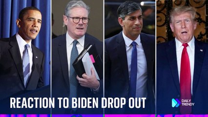 Latest News: Biden drops out: Starmer and Sunak released statements