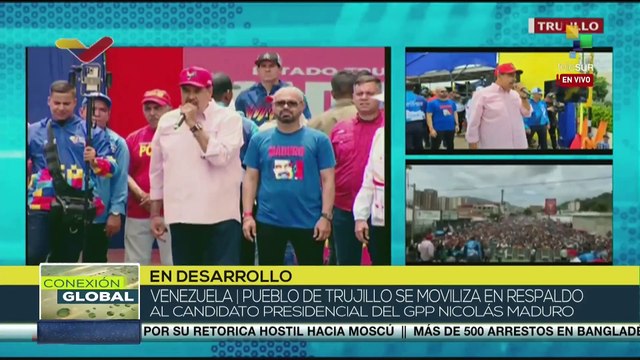 Trujillo respalda al candidato del Gran Polo Patriótico Nicolás Maduro