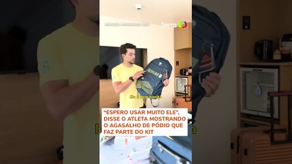 Veja kit recebido por atletas brasileiros em Paris #shorts