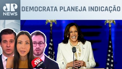 Quem deve ser vice caso Kamala Harris se candidate à presidência? Neitzke, Amanda e Beraldo analisam