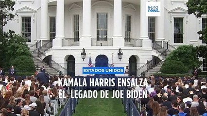 Habla Kamala Harris: "El legado de Joe Biden no tiene precedente en la historia"