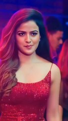 Bollywood actress looking sexy in red dress
