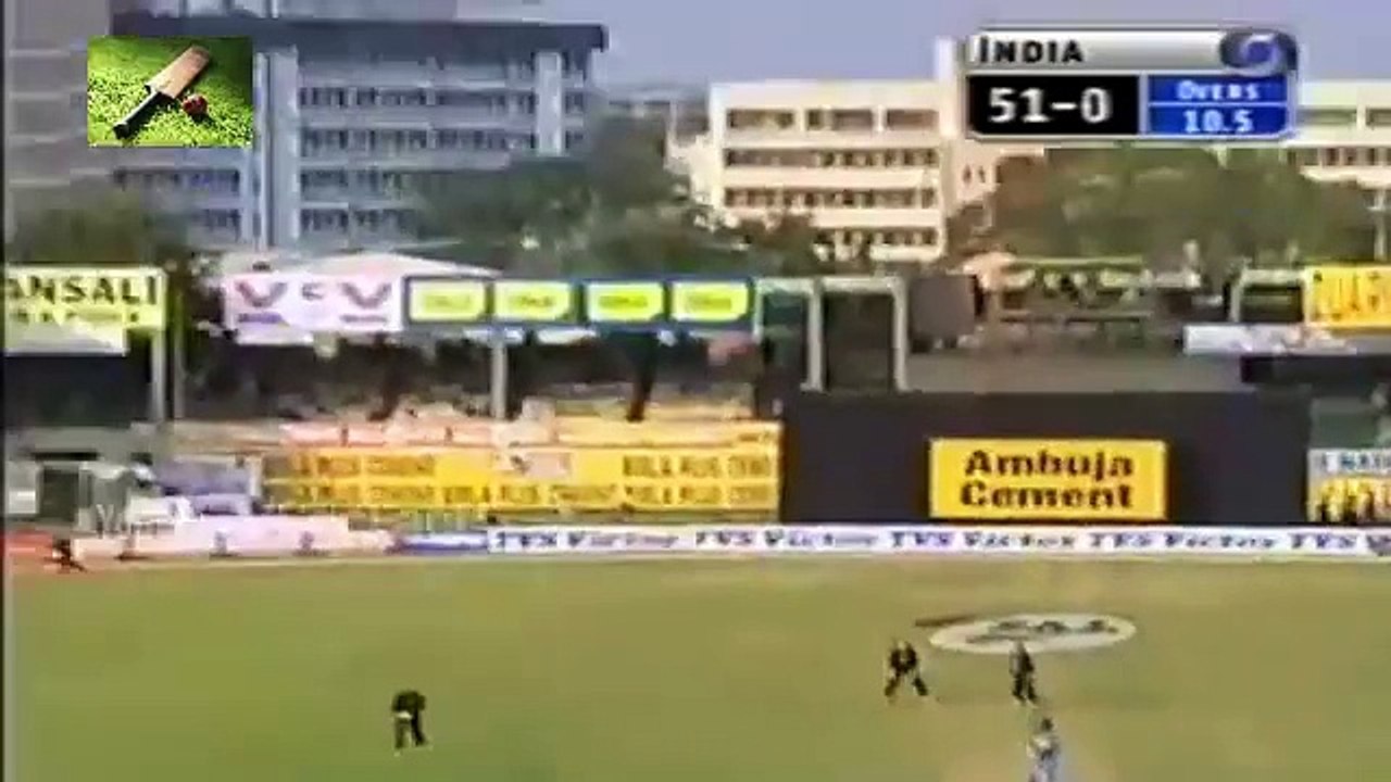 Sehwag and Sachin hit century together.mp4