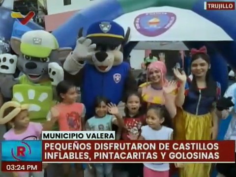 Trujillo | Niñas y niños del municipio Valera disfrutaron de diversas actividades recreativas