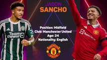 Opta Profile - Jadon Sancho