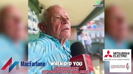 2024 Ford Frick Award Winner Joe Castiglione Talks Finding His Passion For Broadcasting Baseball Games