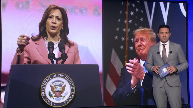 شرط وحيد من ترمب لقبول مناظرة رئاسية مع هاريس