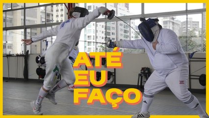 Jornalista desafia campeã brasileira de esgrima em um duelo