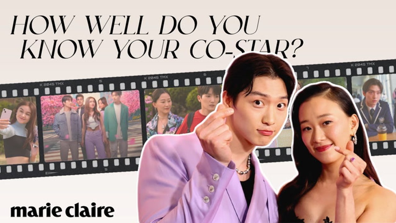 Gia Kim and Sang Heon Lee | How Well Do You Know Your Co-Star  | Marie Claire