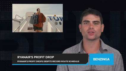 Ryanair's Quarterly Profit Drops as Fares Decline Despite Largest-Ever Schedule of Routes