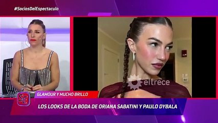 GLAMOUR Y MUCHO BRILLO: Todos los looks de la boda de Oriana Sabatini y Paulo Dybala