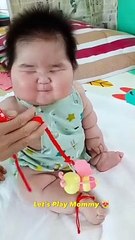 Let's Play Mommy  - Korean Baby Funny Video - #shorts #funny #youtubeshorts