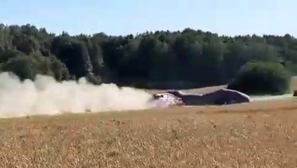 WRC Latvia 2024 Tanak Hits Arch Amateur