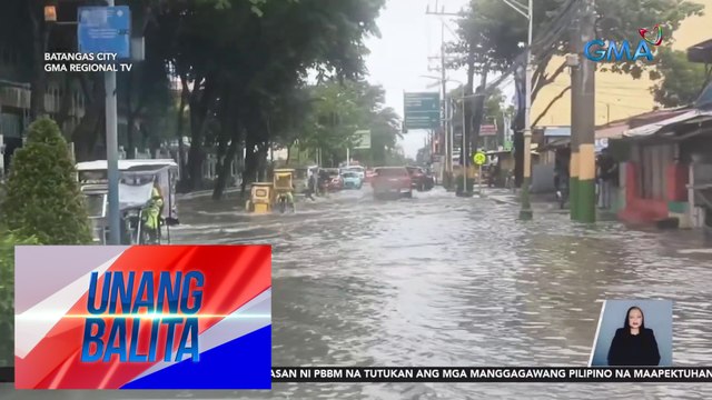 Biyahe ng mga pampublikong sasakyan, pahirapan dahil sa malakas na ulan | Unang Balita