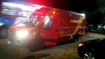 Ao desviar de gato, homem fica ferido em queda de moto na Rua Paranaguá