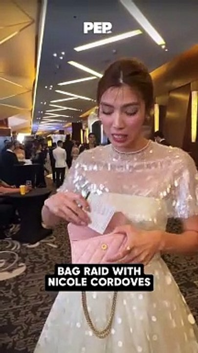 Nicole Cordoves Bag Raid | #GMAGala2024 #shorts