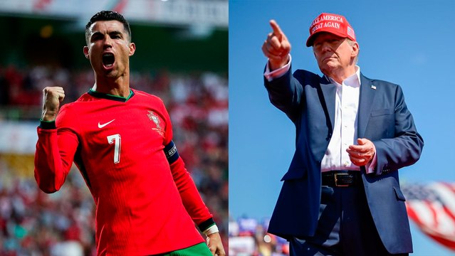 Donald Trump bromea en 2018 con la idea de que Cristiano Ronaldo pudiera ser presidente de Portugal y las redes reviven el momento