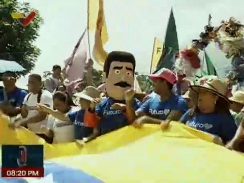 Jóvenes petareños salieron a las calles en respaldo del candidato Nicolás Maduro