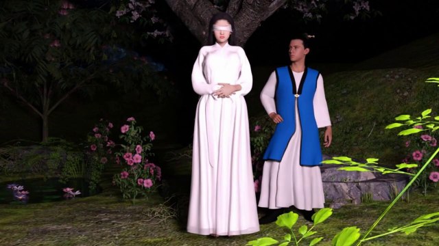 Yin Zhiping blindfolded Xiaolongnü and did whatever he likes 尹志平蒙住小龍女眼睛 她動彈不得 The Legend of Condor Heroes 神鵰俠侶 Comic Manga 3D AI Anime