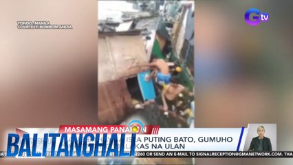 Ilang bahay sa Isla Puting Bato, gumuho sa gitna ng malakas na ulan | Balitanghali