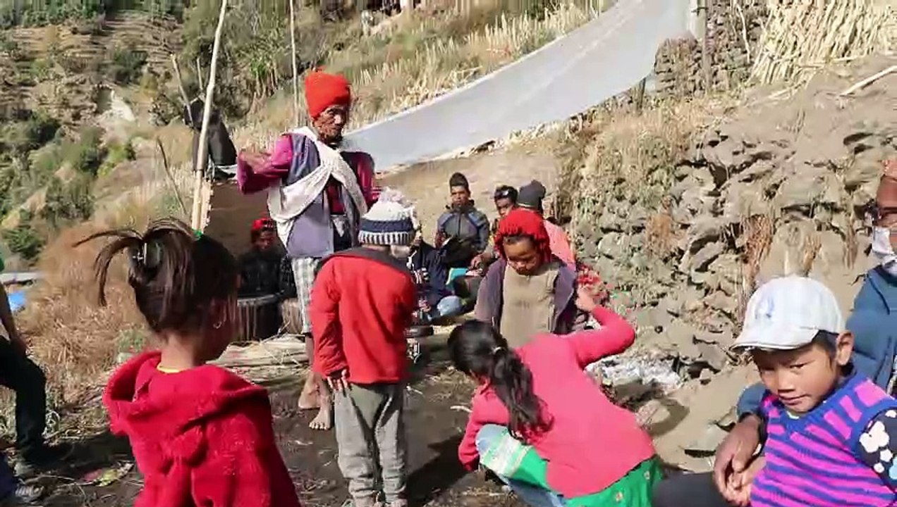 94 Years Old Man Dancing in Traditional Nepalese Music Panchebaja | Part II |