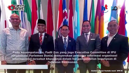 Fadli Zon Temui Presiden Majelis Umum PBB