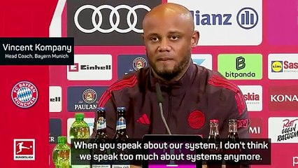 'Stay aligned' - Kompany speaks on Bayern's playing style