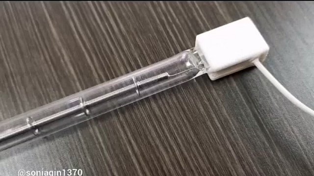 378mm 400v 3000w 2500w halogen IR lamp infrared short wave heater lamp for bottle blowing