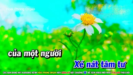 Karaoke Bến Sông Chờ (Beat Hay) Tone Nam Nhạc Sống - Hoài Phong Organ