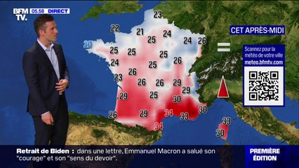 Un temps ensoleillé dans le sud de la France et des conditions pluvieuses sur la moitié nord du pays