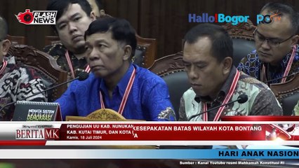 MK Adakan Sidang Batas Wilayah Kota Bontang, Agenda Mendengar Keterangan DPR dan Presiden