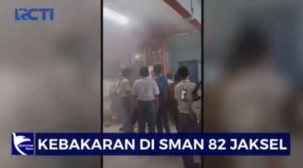 Gudang Penyimpanan di SMAN 82 Jaksel Terbakar