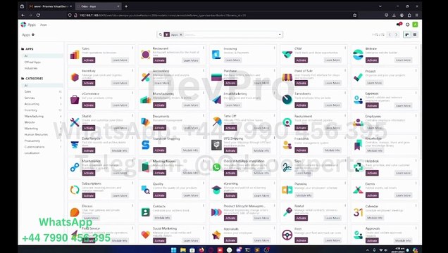 Odoo 17 Kırık | Odoo 17 Kurumsal | Ömür boyu | Satış | Sınırsız Kullanıcı | Tüm Kurumsal Uygulamalar