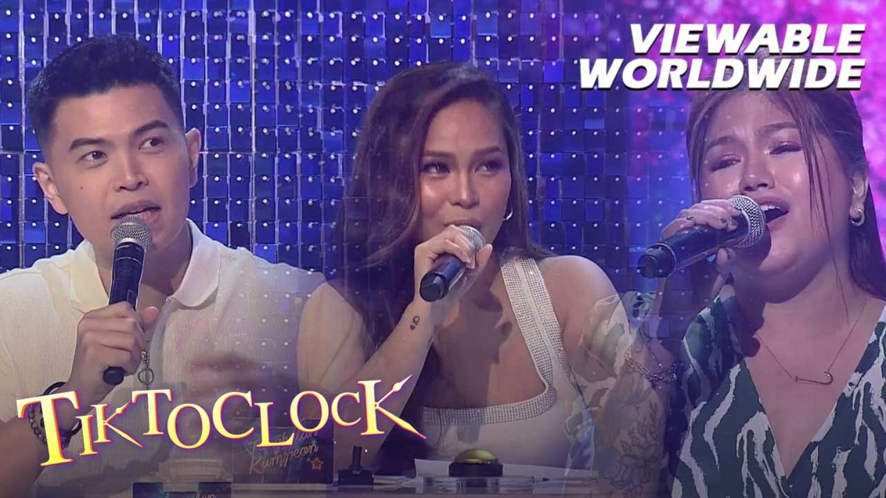 TiktoClock: Daryl Ong at Hannah Precillas, na-amaze sa isang international singer!