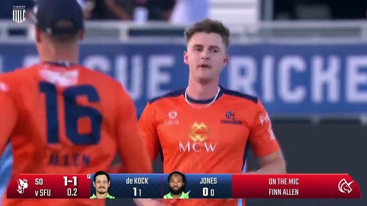 Cognizant Major League Cricket Game 18 Highlights _ Seattle Orcas Vs. San Francisco Unicorns