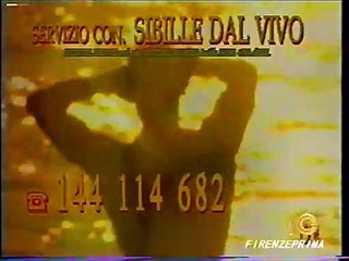 Canale 10 spot Sibille dal vivo 1995