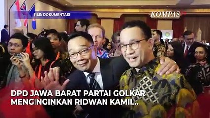 Descargar video: DPD Golkar Jawa Barat: Ridwan Kamil Sangat Realistis Maju di Pilkada Jabar