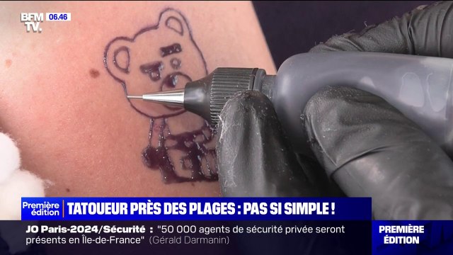 Métiers insolites de l'été: dans la peau d'un tatoueur près des plages