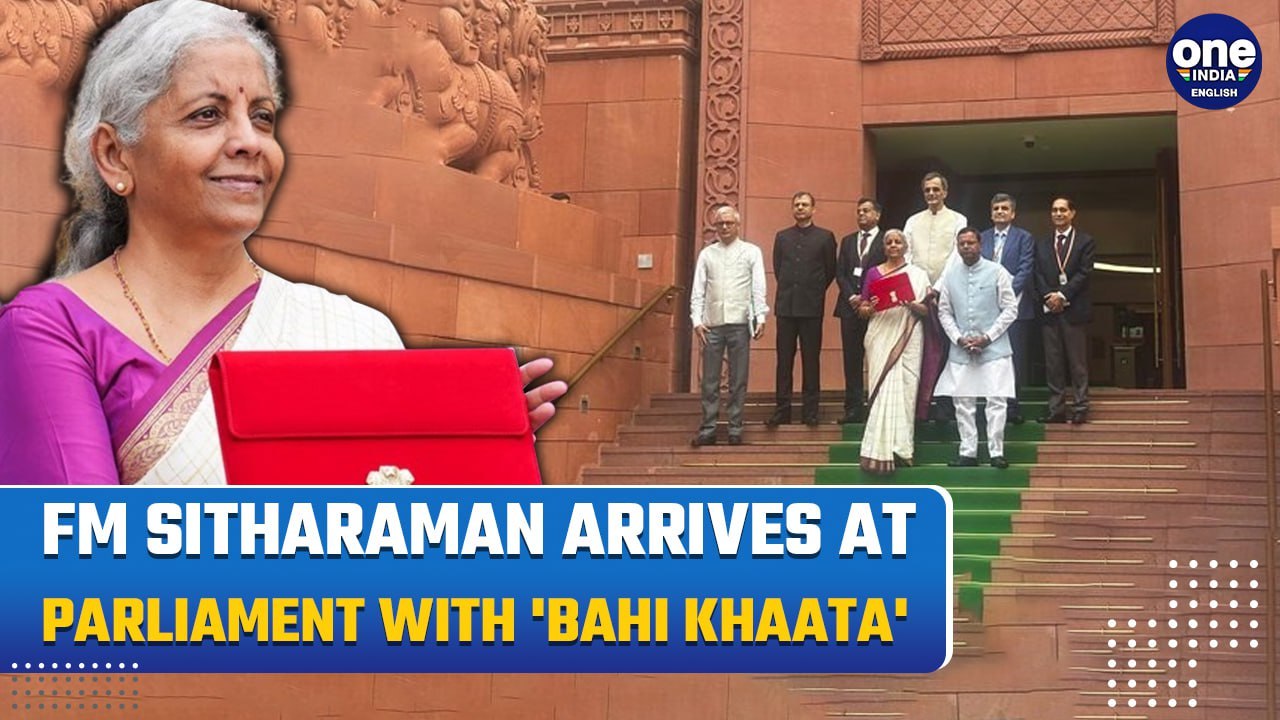 Union Budget 2024: FM Nirmala Sitharaman and Team Arrives at Parliament with Budget Tablet |Oneindia