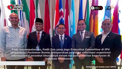FADLI ZON TEMUI PRESIDEN MAJELIS UMUM PBB SERUKAN REFORMASI PBB