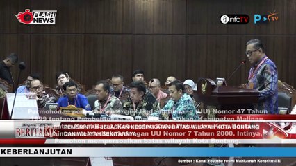 MK GELAR SIDANG TERKAIT BATAS WILAYAH KOTA BONTANG