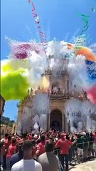Feu d'artifice de dingue pour la Fête de l'Apôtre Saint Paul à Palazzolo Acreide