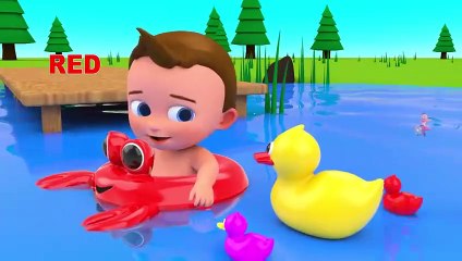 Frog Color Balls Wooden Hammer Toy Set 3D _ Little Baby Play Learning Colors_High