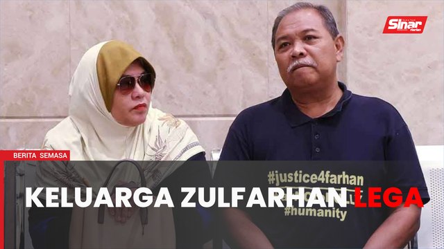 'Kami sekeluarga sangat bersyukur, lega' - Bapa Zulfarhan